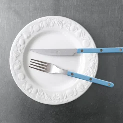 Bistrot Vintage Uni, Bleu pastel*Sabre Paris Outlet