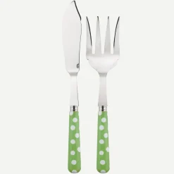 Pois Blancs, Vert jardin*Sabre Paris Flash Sale