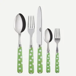 Pois Blancs, Vert jardin*Sabre Paris Discount